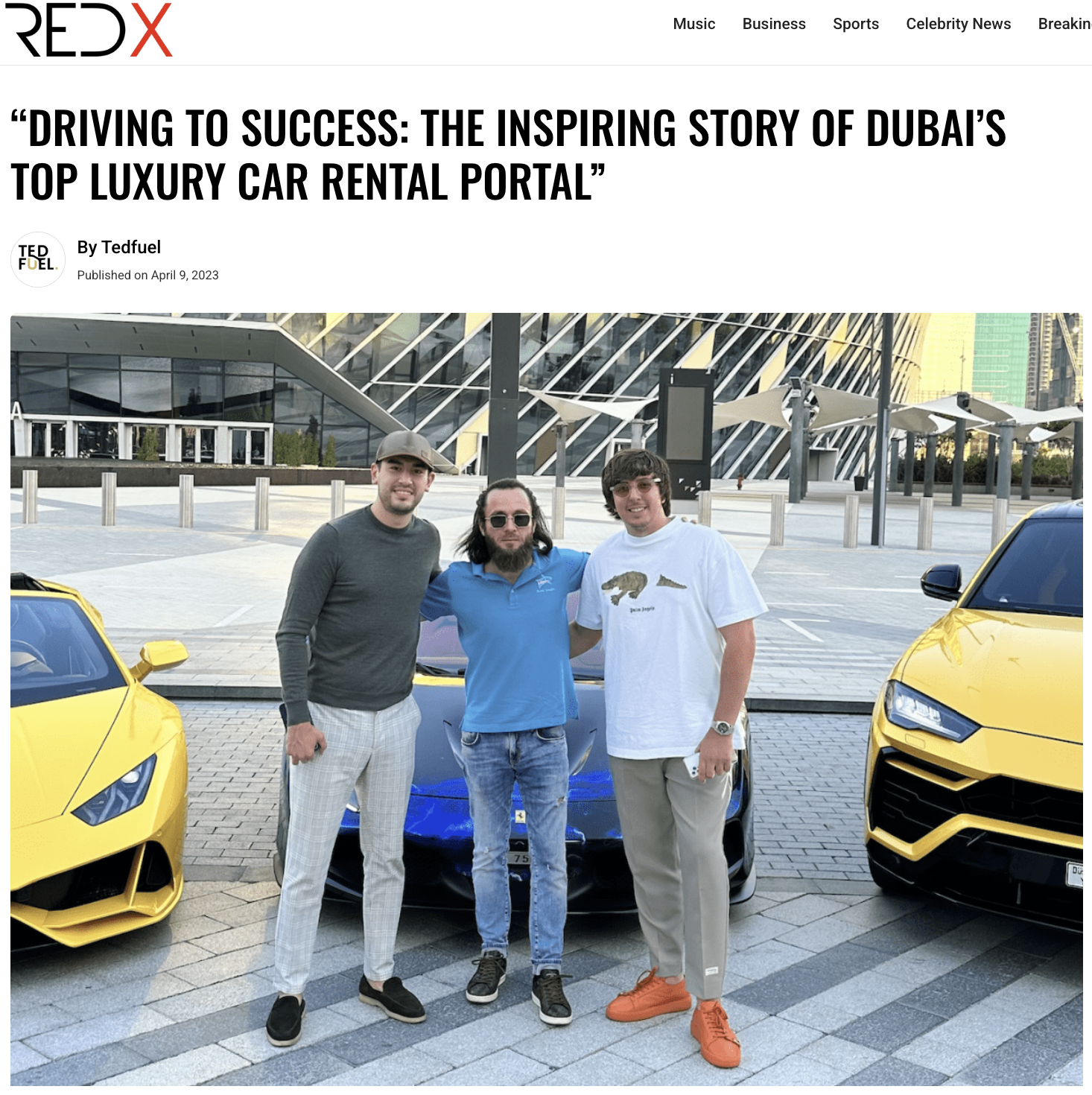 RedX Magazine posted us!