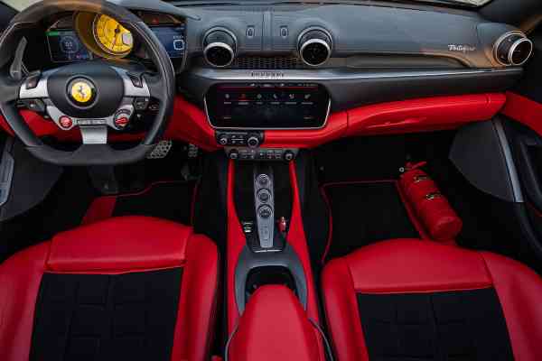 Rent Red Ferrari Portofino 2022 in Dubai