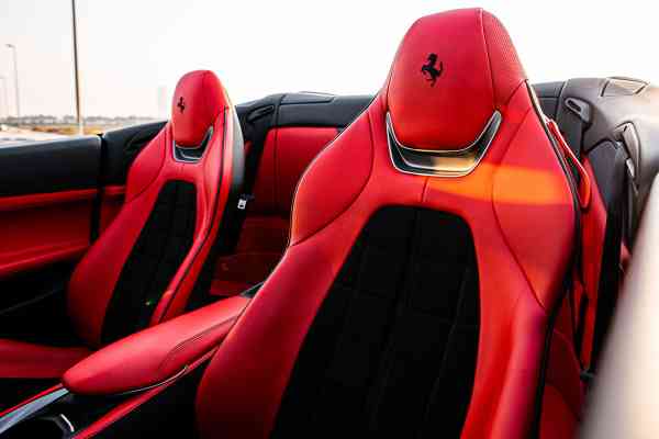 Rent Red Ferrari Portofino 2022 in Dubai