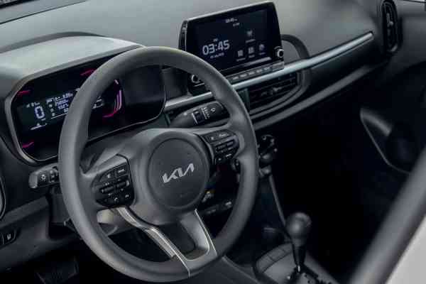 Kia Picanto white 2025 available for rent in Dubai