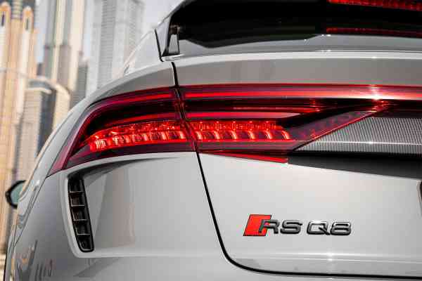 Rent Silver brand new Audi Q8 2021 model, REF-168 in Dubai