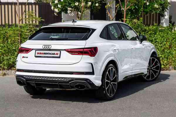 Rent White brand new Audi Q3 2021 model, REF-33 in Dubai