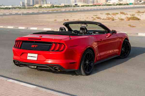 Rent Red Ford Mustang 2020 model, REF-158 in Dubai