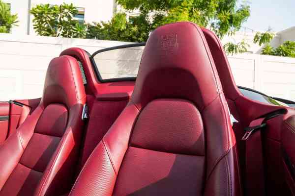 Rent White Porsche Boxster 2018 model, REF-131 in Dubai