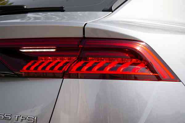 Rent Silver Audi Q8 2020 model, REF-157 in Dubai