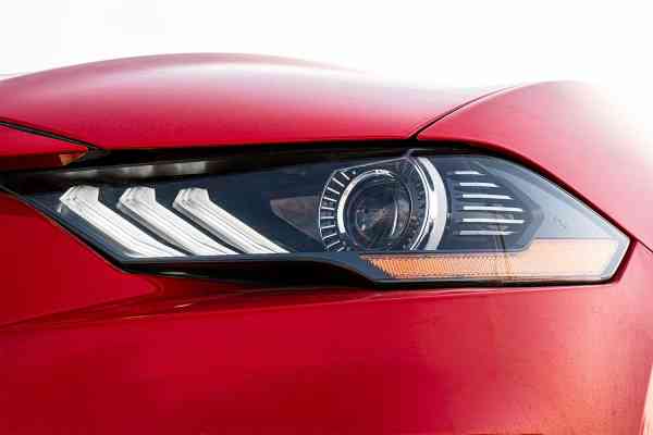 Rent Red Ford Mustang 2020 model, REF-158 in Dubai