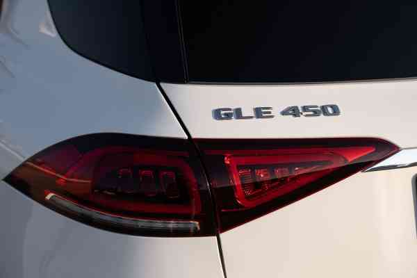 White Mercedes-Benz GLE 450 available for rent in Dubai