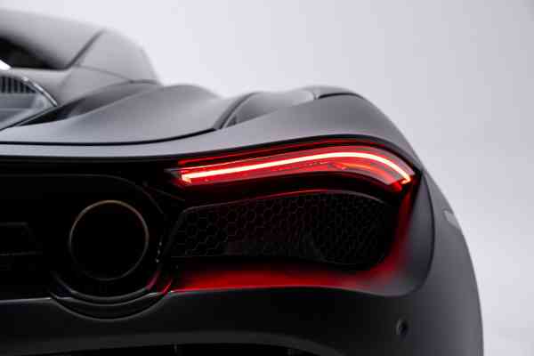 Black Mclaren 720 S available for rent in Dubai