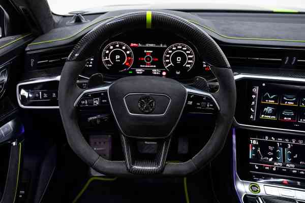 Уникальный черный матовый Audi RS6 Mansory доступен в аренду