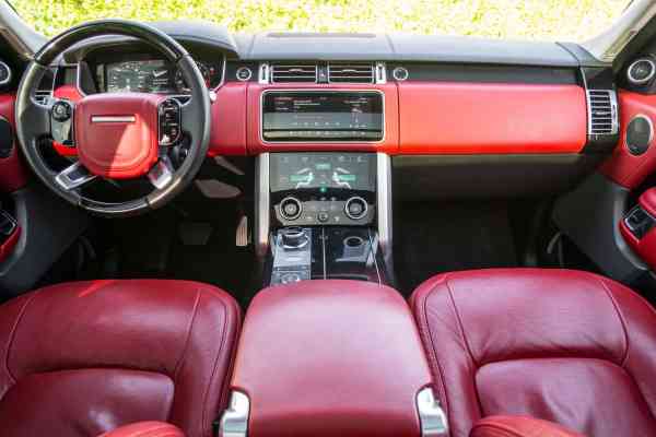 Rent Black unique Range Rover Vogue 2020 model, REF-61 in Dubai