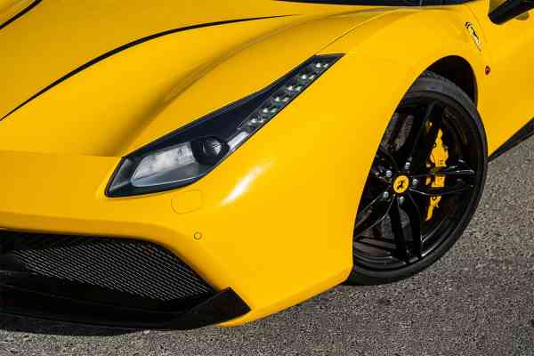 Rent Yellow Ferrari 488 2019 model, REF-116 in Dubai