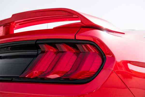 Rent Red brand new Ford Mustang 2020 model, REF-40 in Dubai