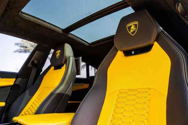 Rent Yellow Lamborghini Urus 2020 model, REF-26 in Dubai