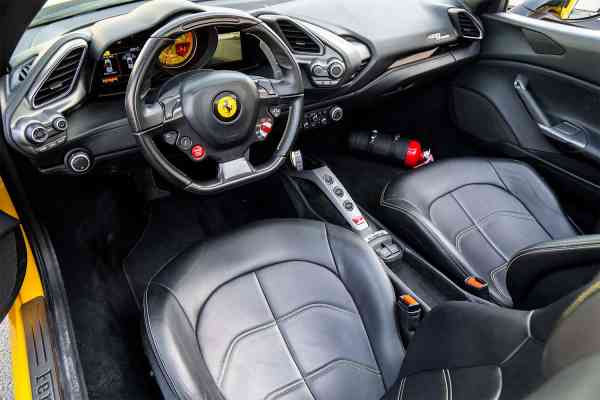 Rent Yellow Ferrari 488 2019 model, REF-116 in Dubai