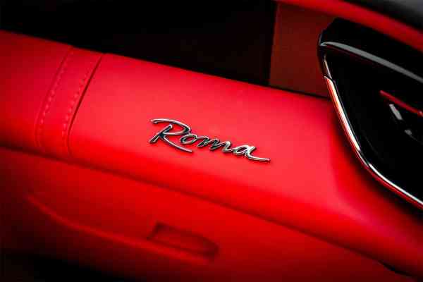 Rent Black unique, brand new Ferrari Roma 2021 model, REF-97 in Dubai