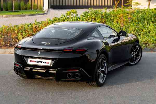 Rent Black unique, brand new Ferrari Roma 2021 model, REF-97 in Dubai