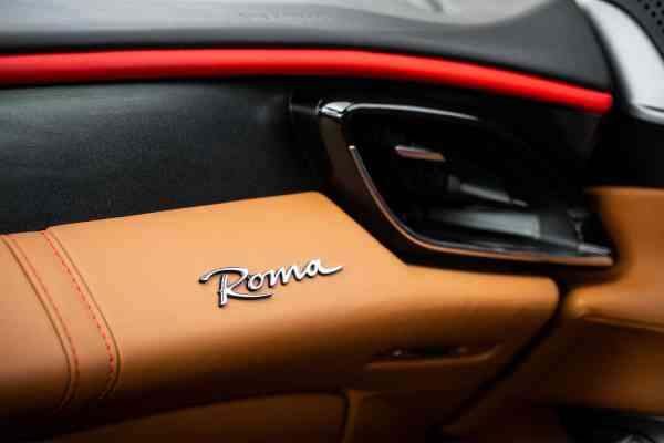 Rent Red brand new, unique Ferrari Roma 2021 model, REF-23 in Dubai