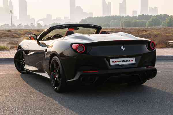 Rent Black Ferrari Portofino 2021