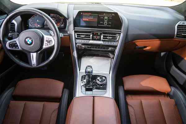 Rent Blue brand new, unique BMW 8 Series 2021 model, REF-113 in Dubai