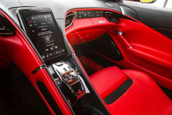 Rent Black unique, brand new Ferrari Roma 2021 model, REF-97 in Dubai