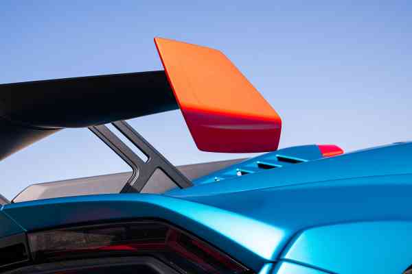 Rent NEW Blue Lamborghini STO in Dubai