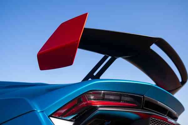 Rent NEW Blue Lamborghini STO in Dubai