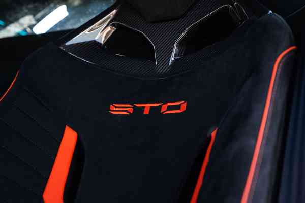 Rent NEW Blue Lamborghini STO in Dubai