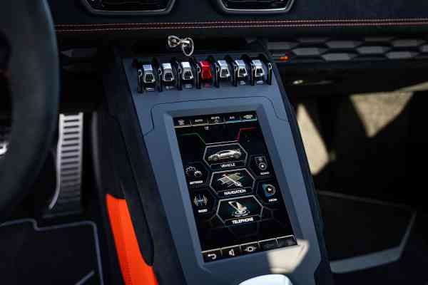 Rent NEW Blue Lamborghini STO in Dubai