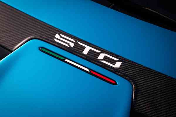 Rent NEW Blue Lamborghini STO in Dubai