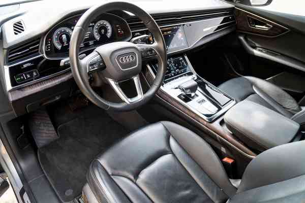 Rent Silver Audi Q8 2020 model, REF-157 in Dubai