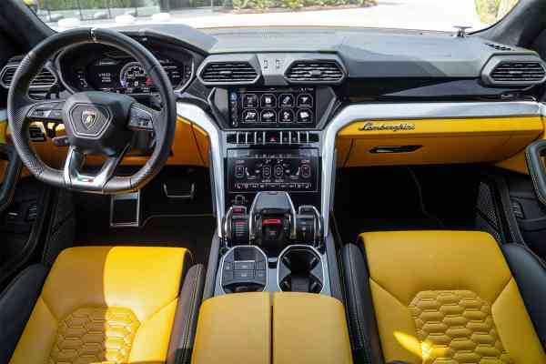 Rent Yellow Lamborghini Urus 2020 model, REF-26 in Dubai