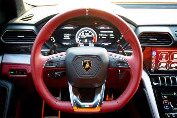 Rent Blue brand new Lamborghini Urus 2021 model, REF-159 in Dubai