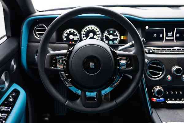 Black matt Rolls-Royce Cullinan available for rent in Dubai