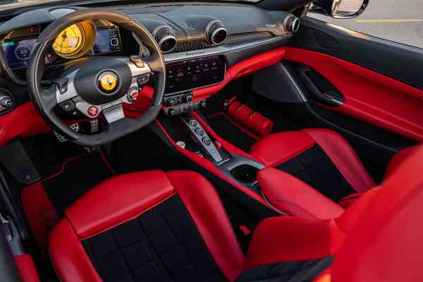 Rent Black Ferrari Portofino 2021