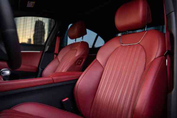 Rent black Genesis G70 in Dubai