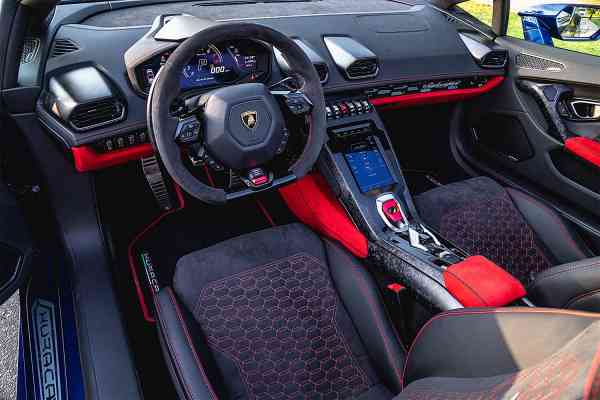 Rent Blue Lamborghini Huracan 2020 model, REF-73 in Dubai