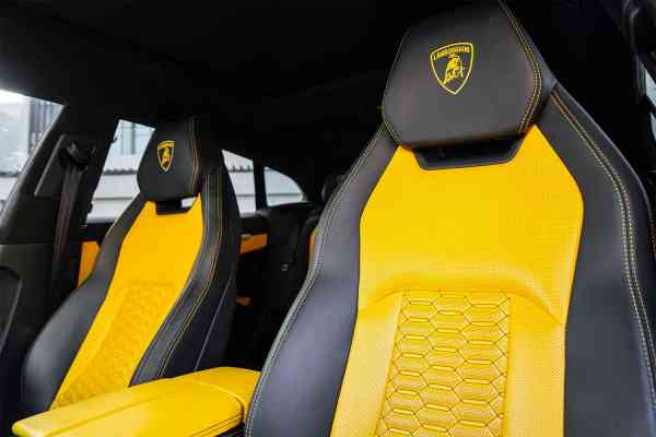 Rent Yellow Lamborghini Urus 2020 model, REF-122 in Dubai