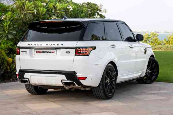 Rent White brand new, special edition Range Rover Sport 2021 model, REF-133 in Dubai
