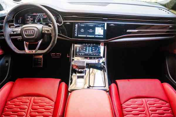Rent Silver brand new Audi Q8 2021 model, REF-168 in Dubai