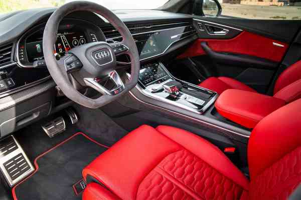 Rent Black brand new Audi Q8 2021 model, REF-90 in Dubai