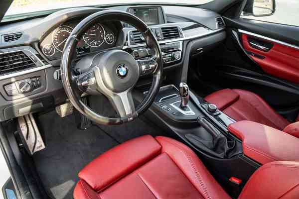 Rent White BMW 3 Series 2019 model, REF-93 in Dubai