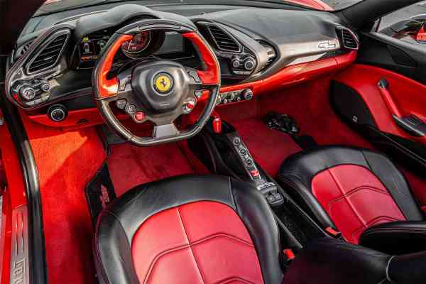 Rent Red Ferrari 488 Spider in Dubai