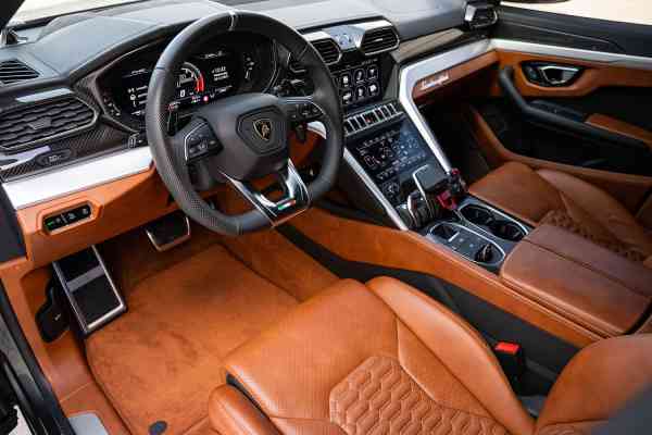 Rent Baby Blue Lamborghini Urus 2023 model in Dubai
