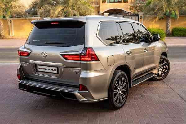 Rent Silver Lexus LX 570 2020 model, REF-51 in Dubai