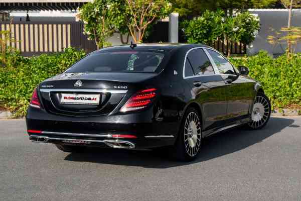 Rent Black unique Mercedes-Benz S-Class 2019 model, REF-149 in Dubai