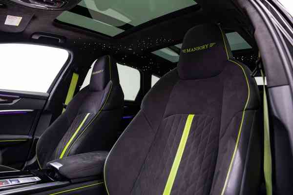 Уникальный черный матовый Audi RS6 Mansory доступен в аренду