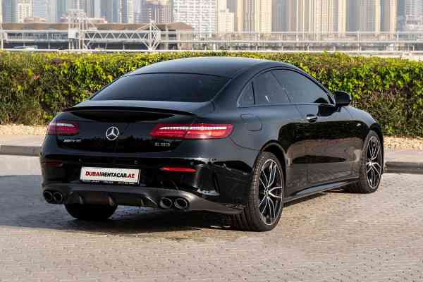 Rent Black Mercedes-Benz E-Class 2020 model, REF-29 in Dubai