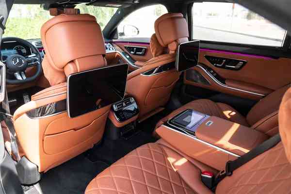 Rent White Mercedes-Benz S-Class 2021 model, REF-53 in Dubai