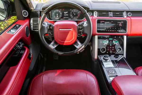 Rent Black unique Range Rover Vogue 2020 model, REF-61 in Dubai