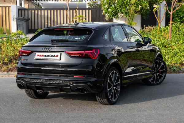 Rent Black brand new Audi Q3 2021 model, REF-89 in Dubai